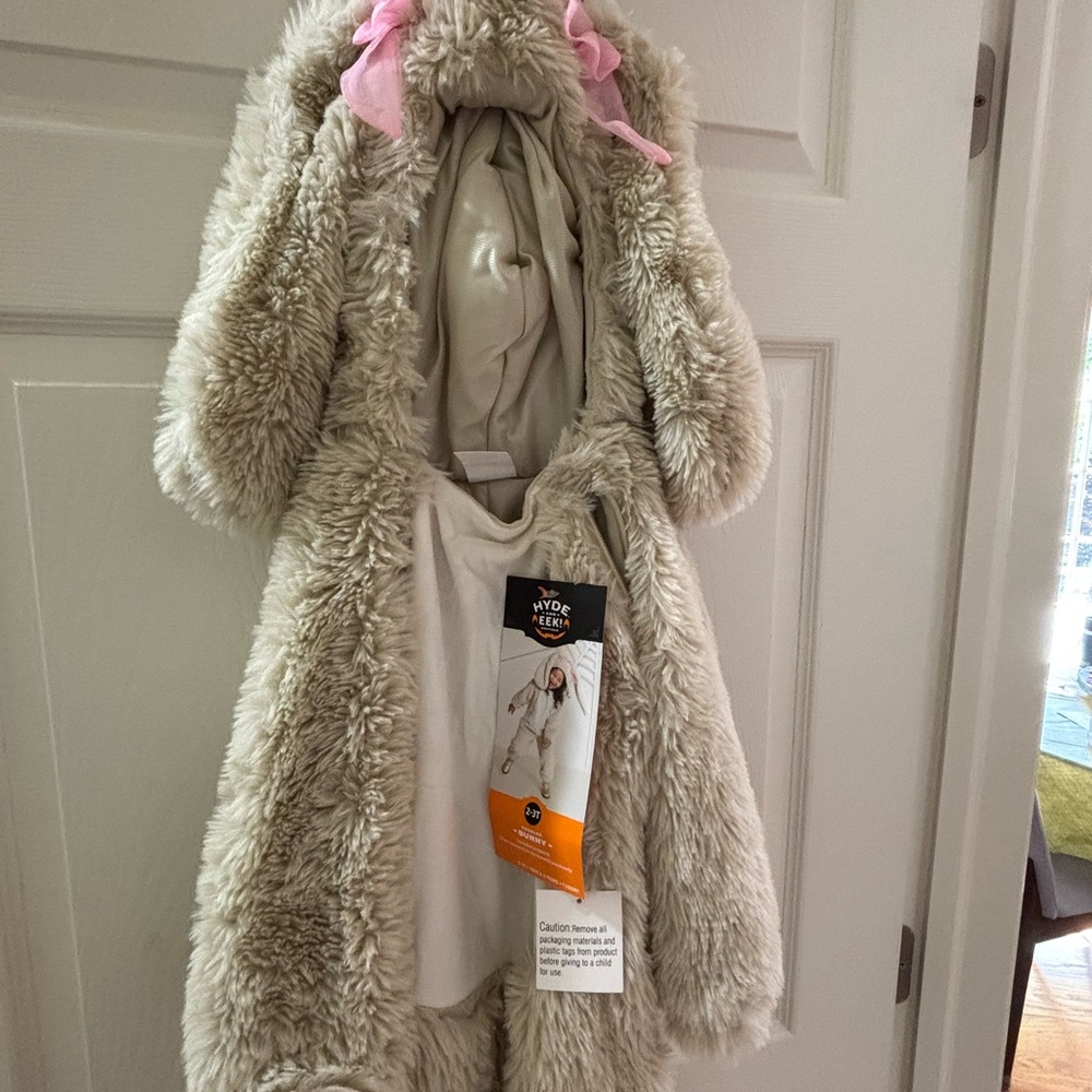 Kids Bunny Costume with Pink Hairbows
